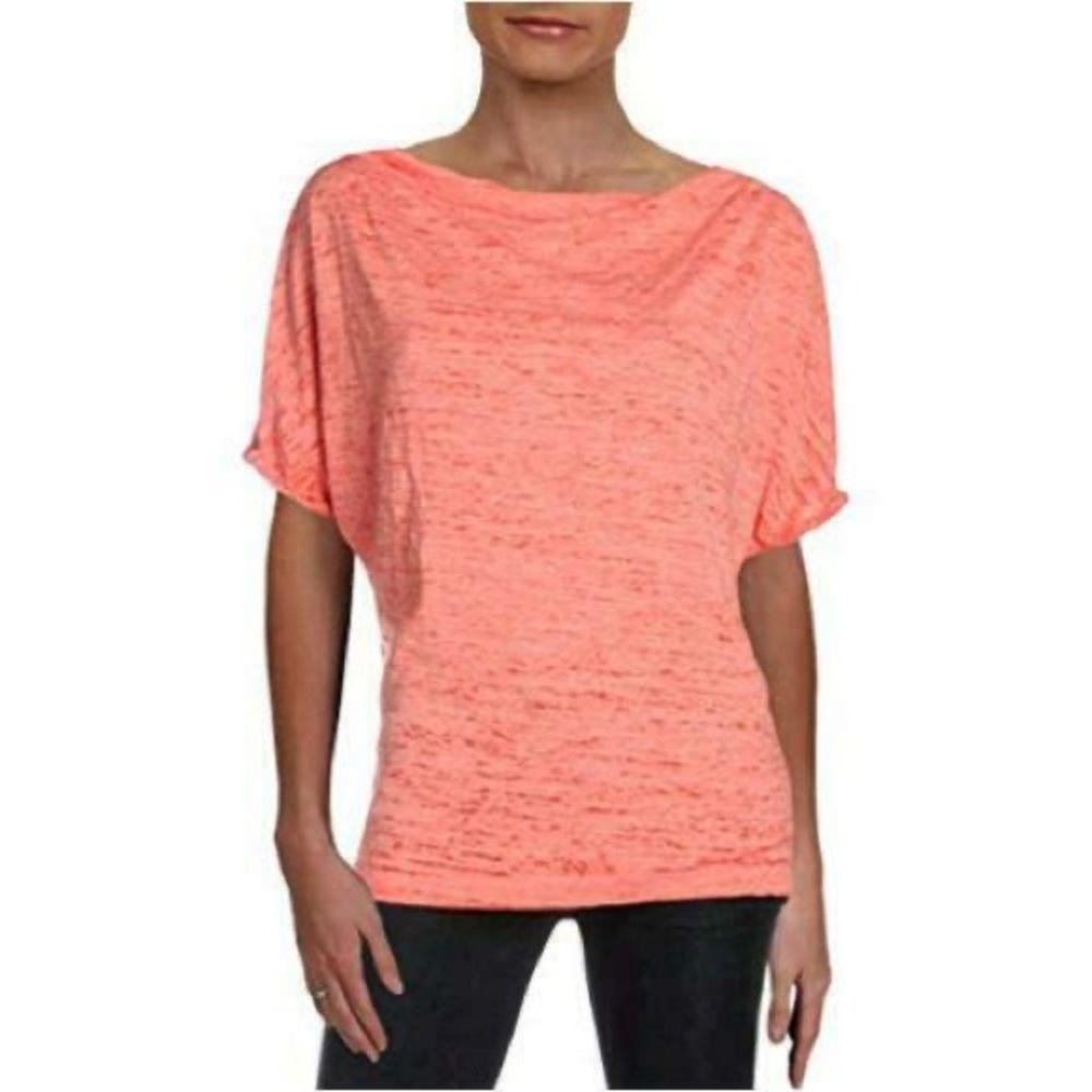 Free People We The Free Astrid Tee - Red Lotus - Size Small